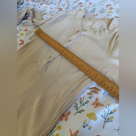 Aerie road trip thermal Henley size large bone beige color - Picture 7 of 8